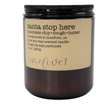Load image into Gallery viewer, santa stop here soy candle