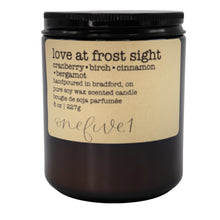 Load image into Gallery viewer, love at frost sight soy candle