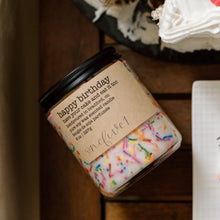 Load image into Gallery viewer, happy birthday soy candle