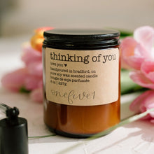 Load image into Gallery viewer, thinking of you soy candle