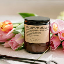 Load image into Gallery viewer, congratulations soy candle