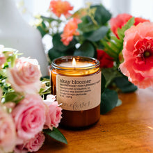 Load image into Gallery viewer, okay bloomer soy candle