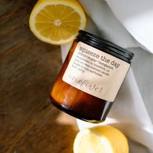 Load image into Gallery viewer, squeeze the day soy candle