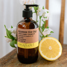 Load image into Gallery viewer, squeeze the day hand soap