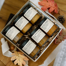 Load image into Gallery viewer, falling for boo sampler {8oz candles}
