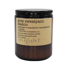 Load image into Gallery viewer, grey sweatpant season soy candle