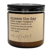 Load image into Gallery viewer, squeeze the day soy candle