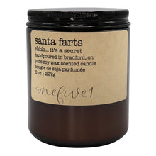 Load image into Gallery viewer, santa farts soy candle