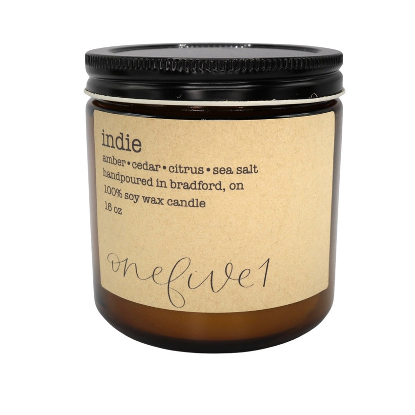 indie soy candle