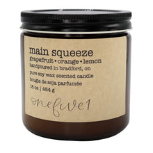 Load image into Gallery viewer, main squeeze soy candle