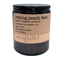 Load image into Gallery viewer, resting peach face sugar scrub