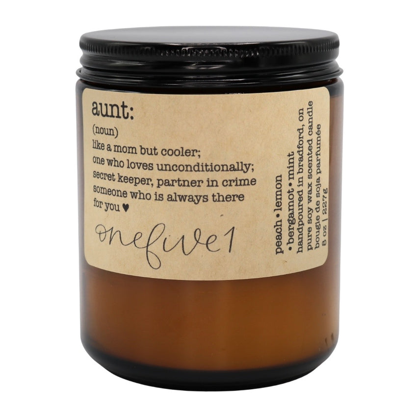 aunt soy candle