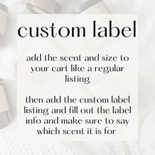 Load image into Gallery viewer, custom label