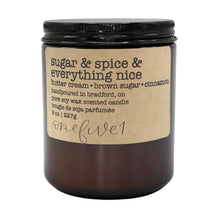 Load image into Gallery viewer, sugar & spice & everything nice soy candle