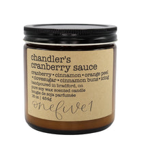 Load image into Gallery viewer, chandler's cranberry sauce soy candle