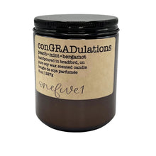 Load image into Gallery viewer, conGRADulations soy candle