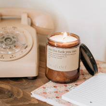Load image into Gallery viewer, yes the fuck you can soy candle