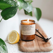 Load image into Gallery viewer, rooting for you soy candle