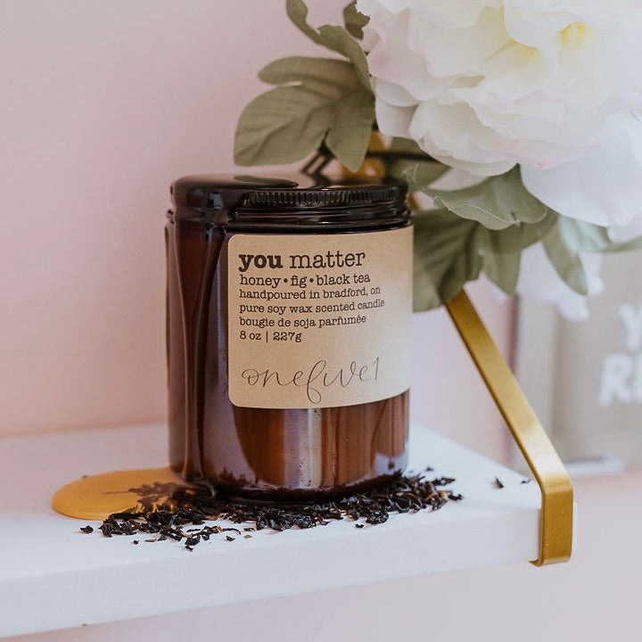 you matter soy candle