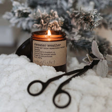 Load image into Gallery viewer, sweater weather soy candle