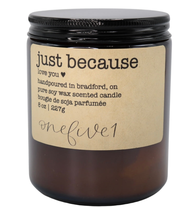 just because soy candle