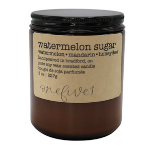 watermelon sugar soy candle