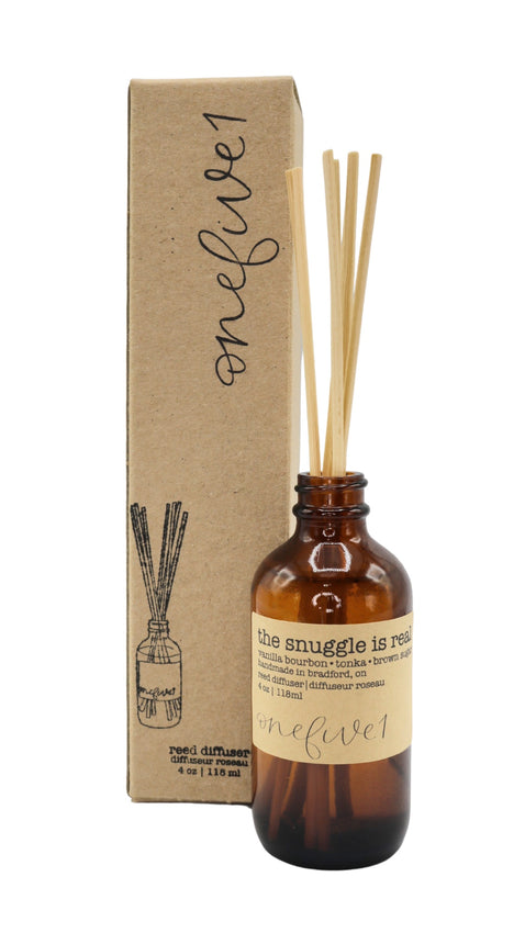 the snuggle is real reed diffuser