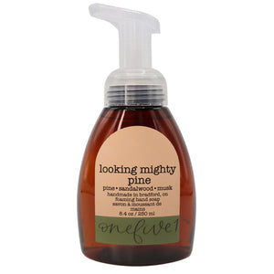 looking mighty pine foaming hand soap