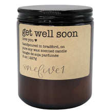 Load image into Gallery viewer, get well soon soy candle
