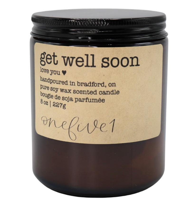 get well soon soy candle