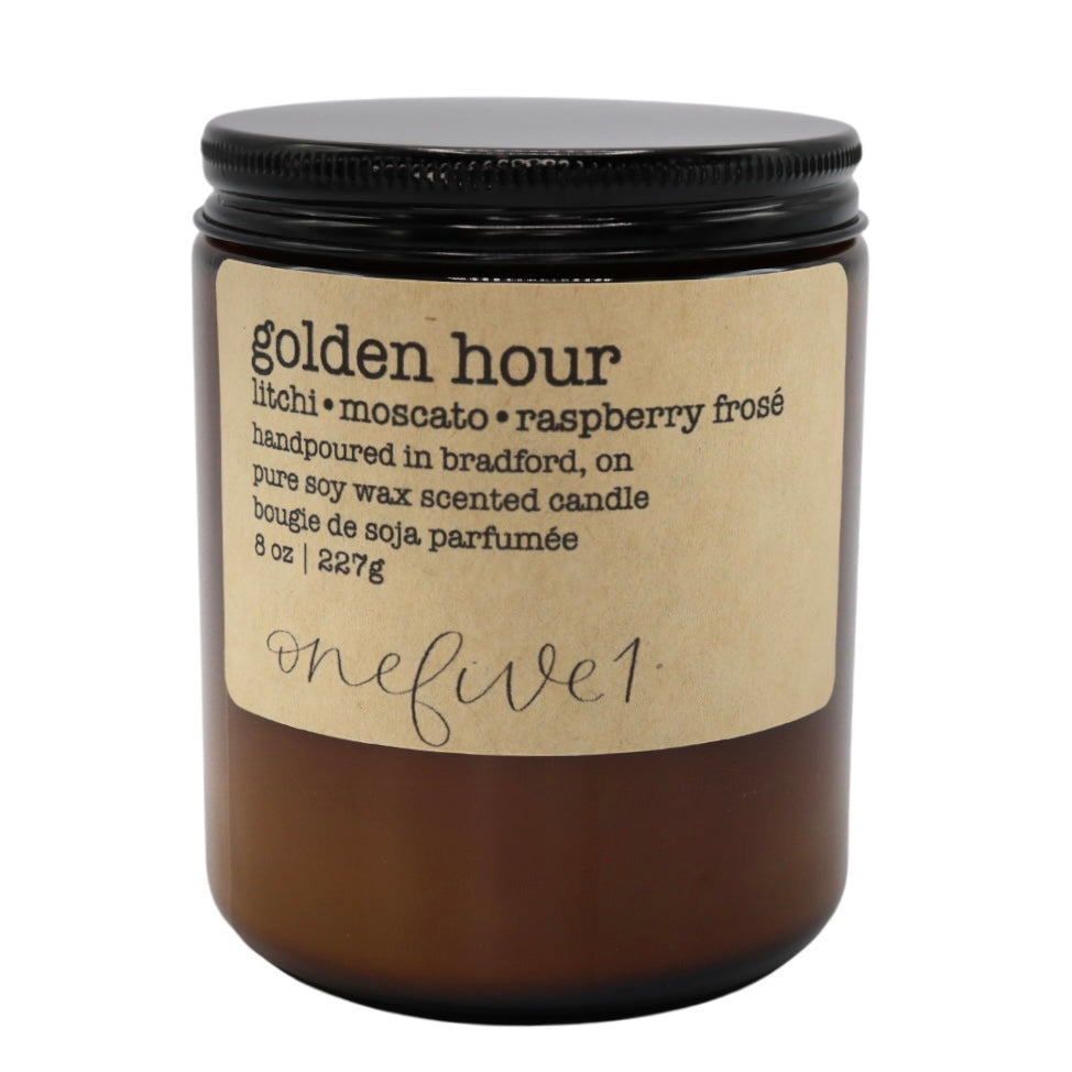 golden hour soy candle