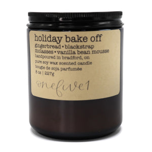 holiday bake off soy candle