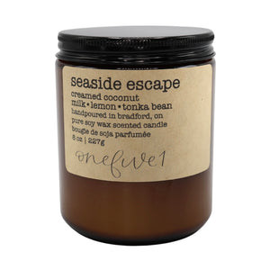 seaside escape soy candle