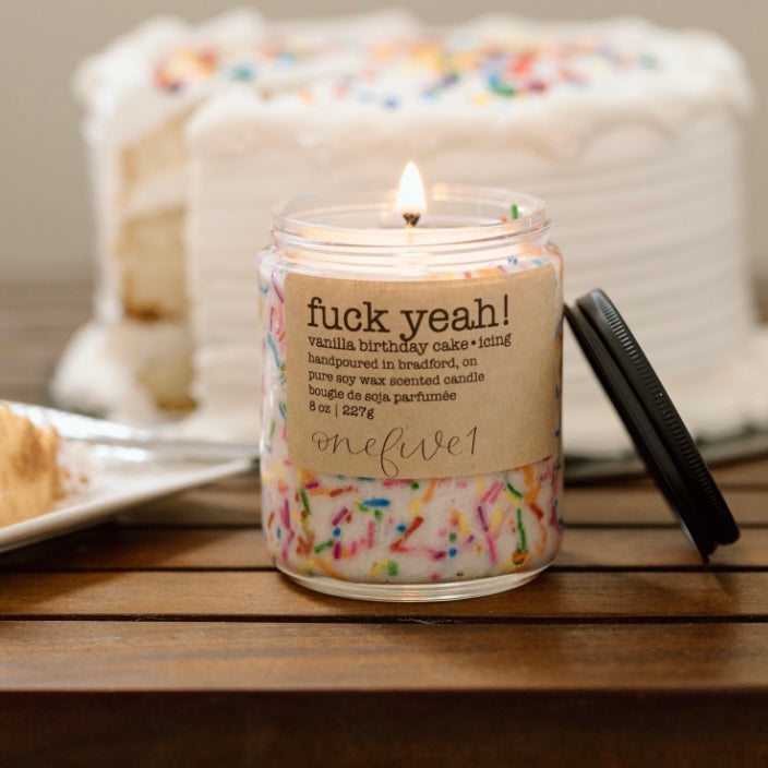 fuck yeah! soy candle