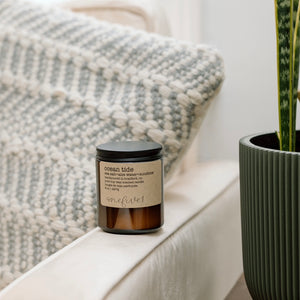 ocean tide soy candle