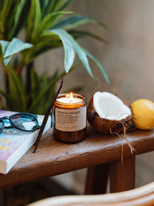 seaside escape soy candle