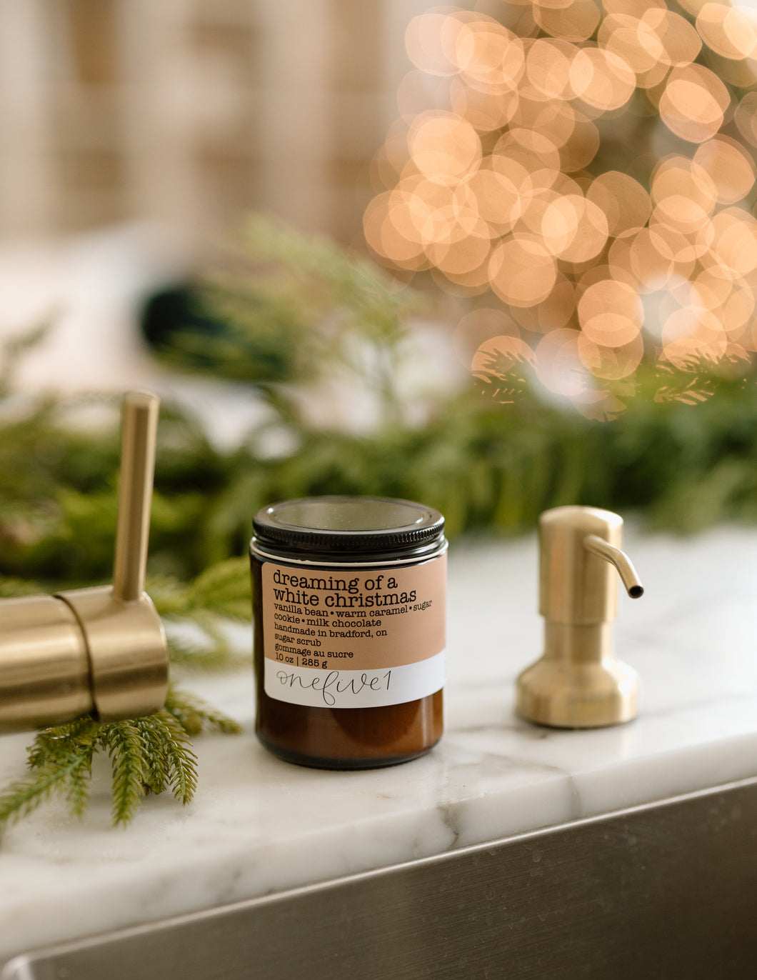 dreaming of a white christmas sugar scrub