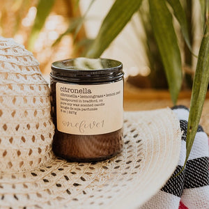 citronella soy candle