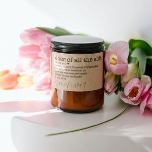 doer of all the shit soy candle Mother's Day