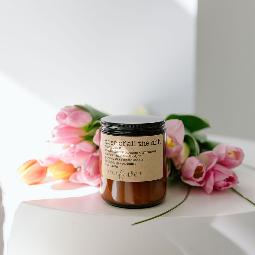 doer of all the shit soy candle Mother's Day