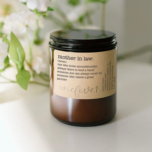mother in law soy candle