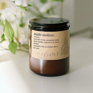 sudo mother soy candle