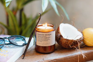 seaside escape soy candle