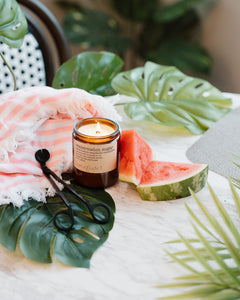 watermelon sugar soy candle