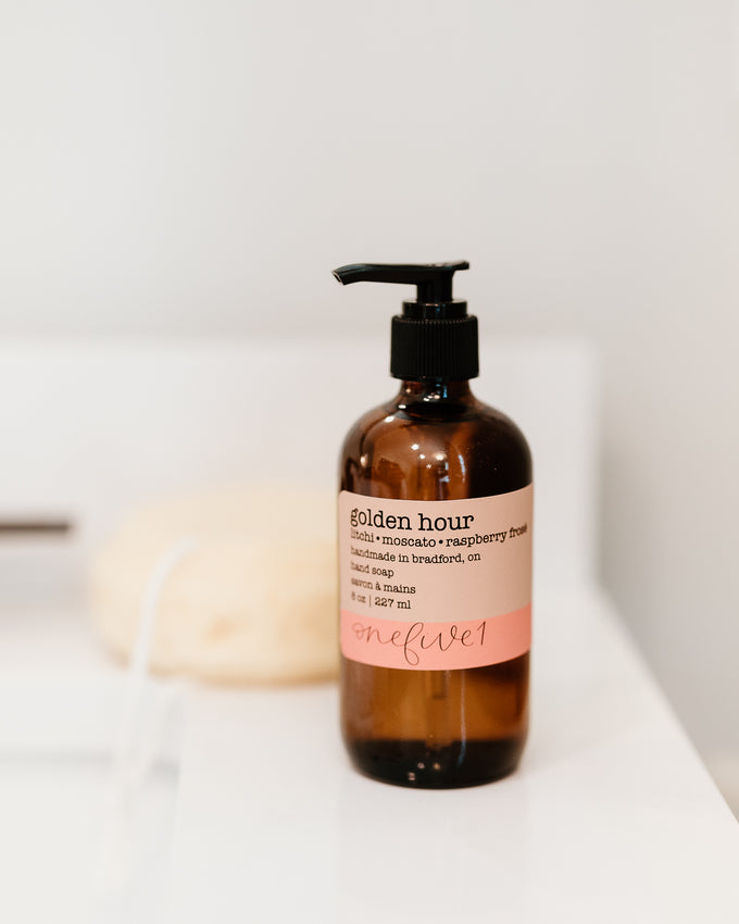 golden hour hand soap