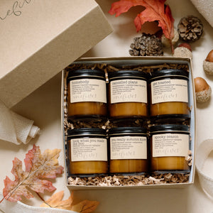 falling for boo sampler {4oz candles}