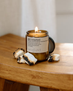 get toasted soy candle