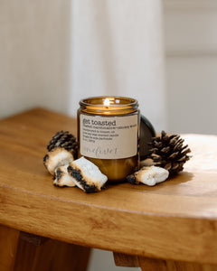 get toasted soy candle