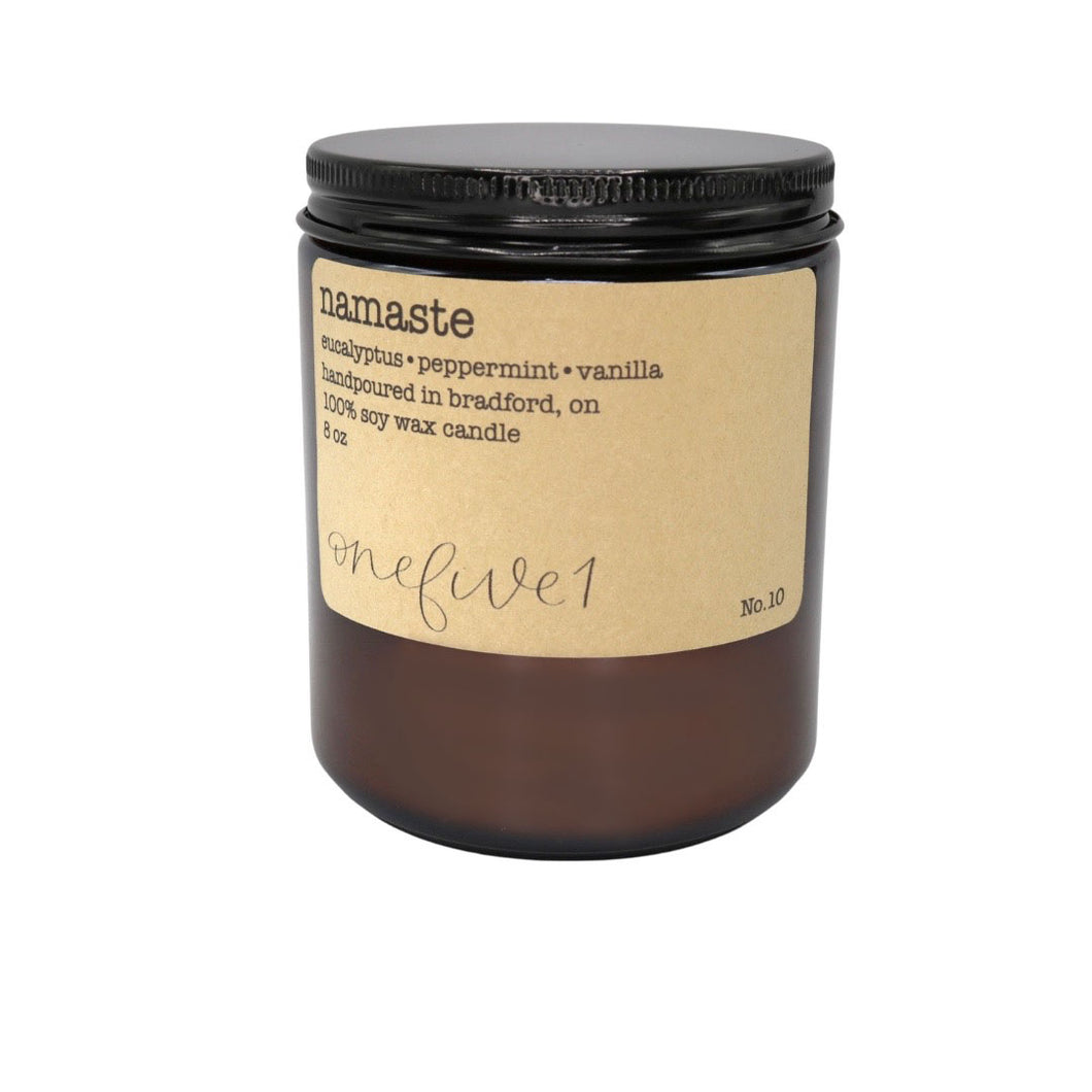 No. 10 namaste soy candle