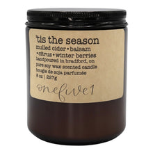 Load image into Gallery viewer, &#39;tis the season soy candle
